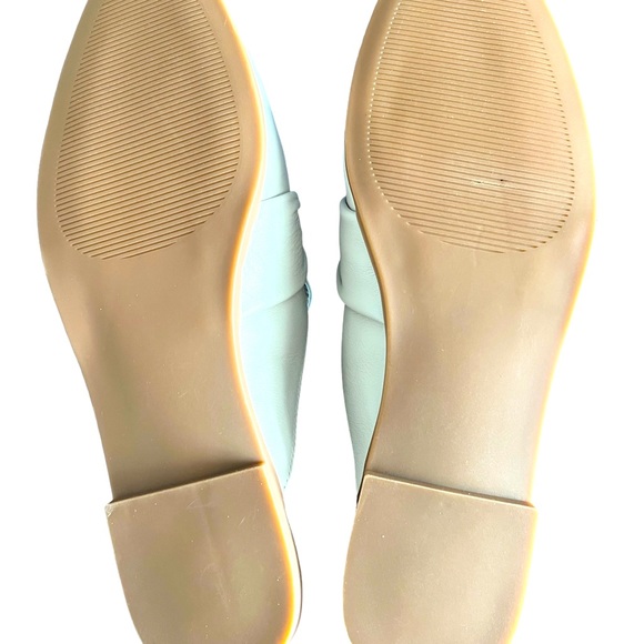 Steve Madden Chart Leather Knot Detail Flat Mules Mules NIB - Picture 6 of 16